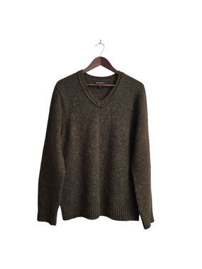 Banana Republic V-Neck Lambswool Blend Sweater Sz L